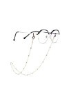 Chaîne De Lunettes 5 Pièces Lunettes Masque Double Usage Accessoires Perle Chaîne Lunettes De Soleil Chaîne Femmes, Or