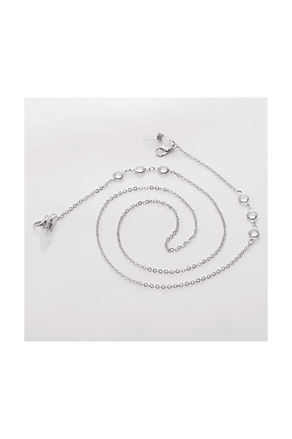 Bijoux De Mode Imitation Perle Verre Cristal Perle Masqué Lunettes De Soleil Lunettes Chaîne Lunettes Lunettes Longes,6