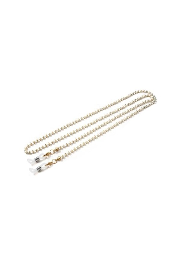 Chaîne De Lunettes Chaîne De Masque À Double Usage, 5 Pièces, Chaîne De Lunettes, Ornement Suspendu, Chaîne Blanche