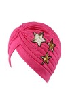 MoreChioce Chimio Turban Femme,Bonnet en Coton pour Chimio Chapeau Mode Cheveux Bandeau Indienne Hijab Casquette Musulman Hea