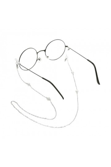 Chaîne De Lunettes Chaîne De Lunettes En Perles, 5 Pièces, Chaîne Antidérapante, Lanière De Lunettes, Masque De Cou Suspendu,