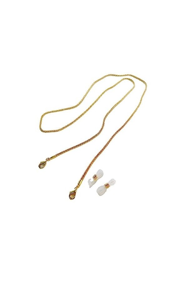 Chaîne De Lunettes 2 Pièces De Chaîne En Cuivre Pour Masque, Écouteurs, Chaîne De Lunettes Anti-Perte