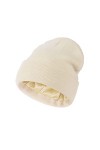 TOEECY Bonnet Femme Hiver Doux et Chaud Bonnet Tricoté Simple et Classique Fine Tricot Chapeau avec Satin Doublé Protéger la 