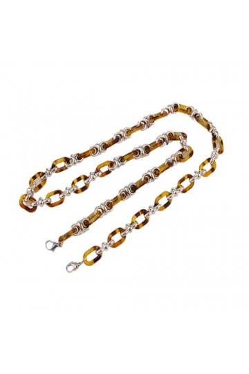 Chaîne De Lunettes 2 Pièces De Chaîne De Masque Anti-Perte En Acrylique Transparent, Chaîne De Lunettes DÉpissure De Boucle 