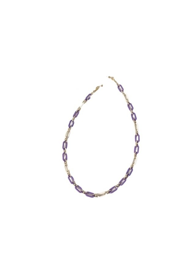 Chaîne De Lunettes Chaîne De Masque Anti-Perte En Résine Colorée, 3 Pièces, Accessoire, Collier, Chaîne De Lunettes, Violet