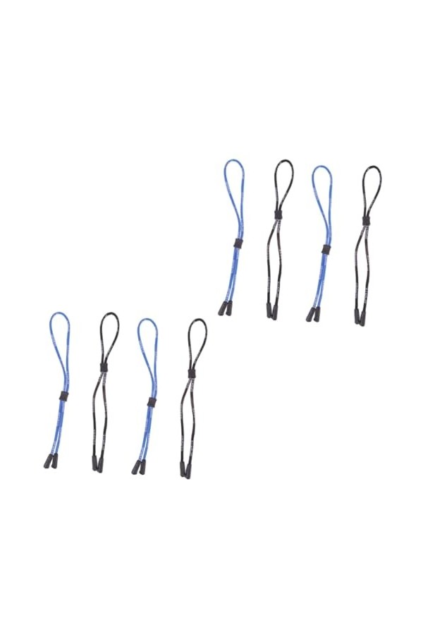 Mikikit 12 Pièces Sangle Porte-lunettes Lanières De Lunettes Embouts De Branches De Lunettes Chaîne De Lunettes Chaînes De Lu