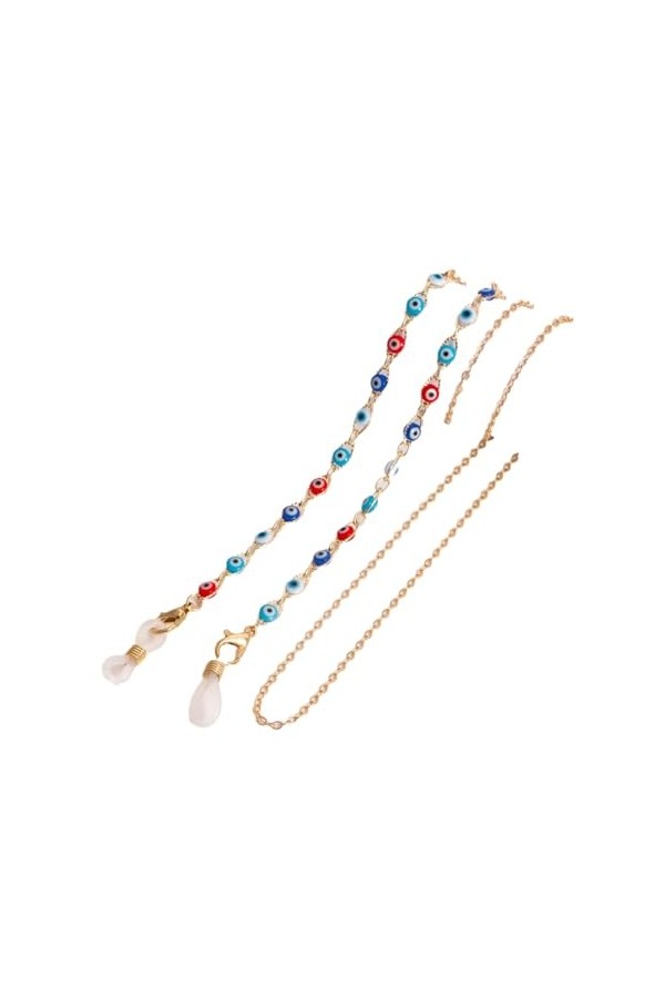 Chaîne De Lunettes 5 Pièces Accessoires Chaîne De Masque Chaîne De Lunettes Chaîne De Lunettes En Métal Chaîne De Masque, D