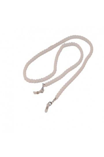 Chaîne De Lunettes 4 Morceaux De Chaîne De Masque En Verre Noir Blanc Bleu Rose Chaîne De Lunettes Anti-Perte Suspendue Au Co