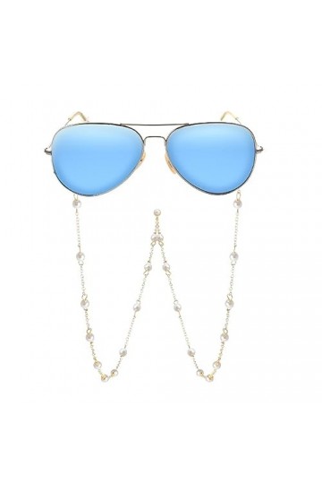 Chaîne De Lunettes Chaîne De Lunettes Multifonctionnelle Antidérapante, 5 Pièces, Bijoux En Perles Faites À La Main, Or