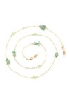 CuteyRain Chaine Lunettes, Crystal Vert irrégulier chaîne de chaîne de Lunettes de Lunettes de Lunettes de Lecture de Lunette