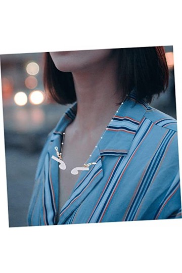 UKCOCO 4 Pièces Chaîne Découteurs Sangle Porte-écouteur Perle Tour De Cou Pour Écouteurs En Lisant Chaîne De Lunettes Perlée