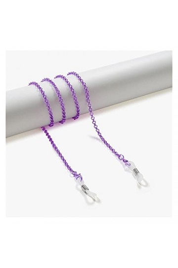 BELLAY Chaîne de Lunettes de Lecture Lunettes de Soleil Porte-Cordon Sangle de Cou Collier de Corde Cordon de Lunettes Color