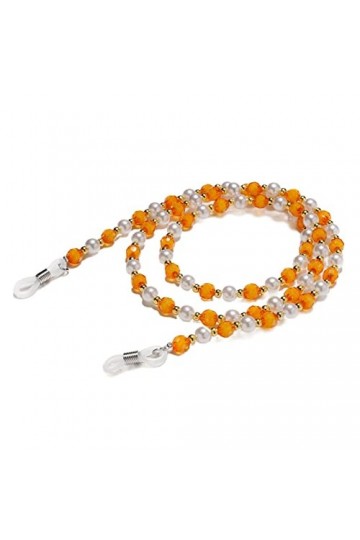 BELLAY Chaîne de Lunettes de Lecture Lunettes de Soleil Porte-Cordon Sangle de Cou Collier de Corde Cordon de Lunettes Color