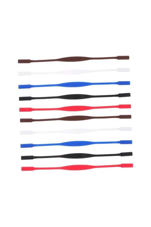 Hemobllo 30 Pcs Silicone Lunettes Sangle Serviette Cou Corde Lunettes De Soleil Lunettes Retenue Sangles De Lunettes De Solei