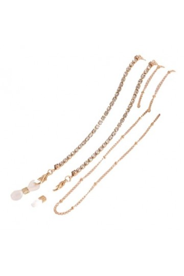 Chaîne De Lunettes 5 Pièces Lunettes Masque Accessoires Peint Goutte À Goutte Huile Fleur Lunettes Chaîne Masque Lunettes Lan