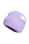 Bonnet Bebe, Chat Oreilles Beanie Hats Crochet Casquette Animal Cosplay Bonnet Bonnet dhiver Chaud avec Oreilles de Chat Bon