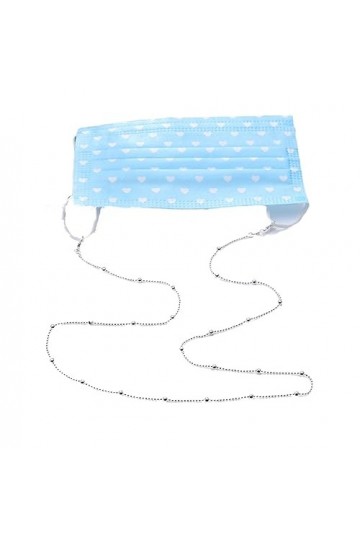 Chaîne De Lunettes 5 Pièces Lunettes Chaîne Suspendue Grosse Boule Perles Métal Licou Masque Chaîne Accessoires De Lunettes, 