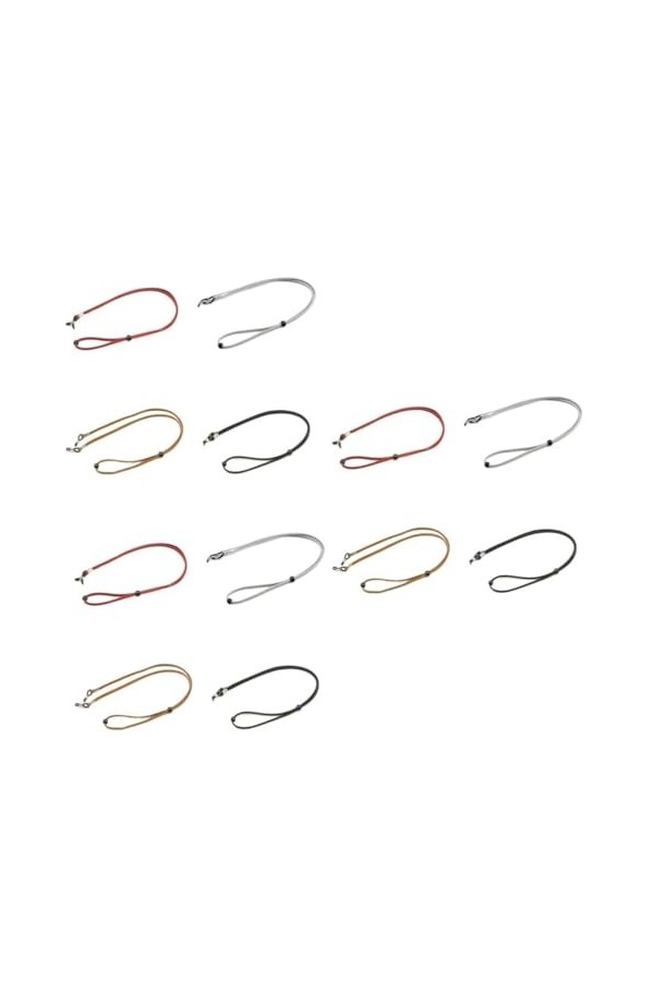 OSALADI 12 Pcs Cordons Pour Femmes Perlé Lanière Femmes Lunettes Porte-Lunettes Chaîne De Lunettes Pour Femmes Cordons De Lun