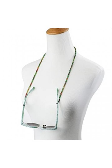 Bijoux de chaîne pour Femmes Bohême Perles de Pierre Naturelle Lunettes Chaîne Mode Longe Lunettes Bracelet Lunettes de Solei