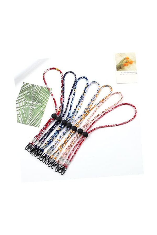 VILLCASE 24 Pièces Masque De Lunettes Lanière De Masques Sangle De Suspension Porte-Masques De Sécurité Chaîne De Lunettes De