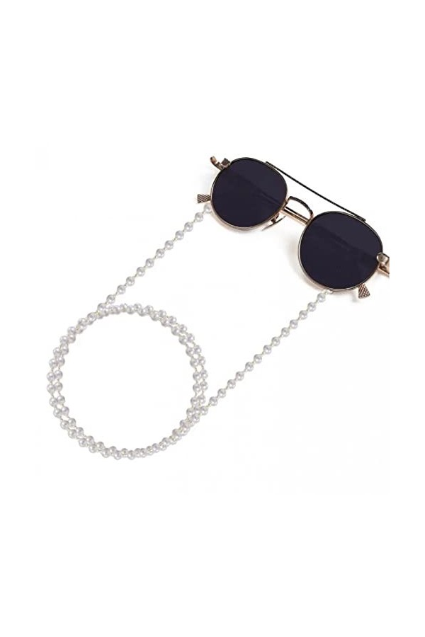 Chaîne de Bijoux Femmes Chaîne de Perles Lunettes de Soleil Lanyard Chaîne de Lunettes de Mode Femmes Lunettes Cordon de Cou 