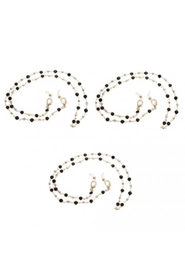 GLSTOY 3 Pièces Chaîne Suspendue Lanière De Bandanas Pour Le Visage Sangle De Lunettes Lanière Couvre-bouche Chaînes De Lunet