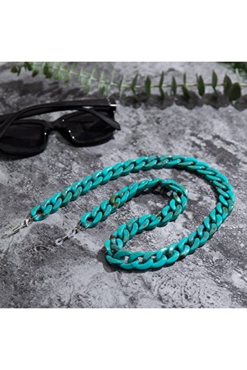 Bijoux de chaîne pour Femmes Bohême Lunettes de Lecture Chaîne Femmes Anti Dérapant Léopard Couleur Lunettes de Soleil Chaîne