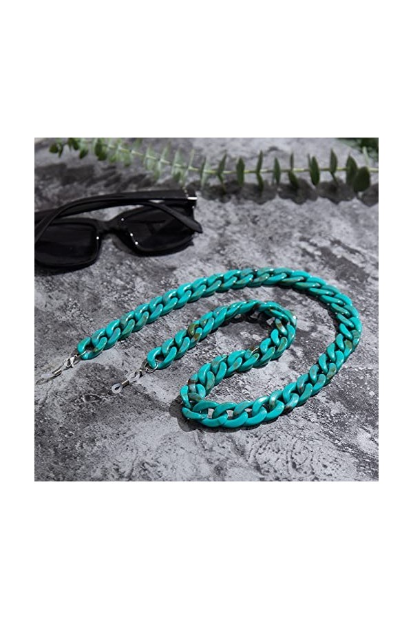 Bijoux de chaîne pour Femmes Bohême Lunettes de Lecture Chaîne Femmes Anti Dérapant Léopard Couleur Lunettes de Soleil Chaîne
