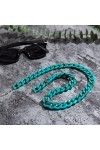 Bijoux de chaîne pour Femmes Bohême Lunettes de Lecture Chaîne Femmes Anti Dérapant Léopard Couleur Lunettes de Soleil Chaîne