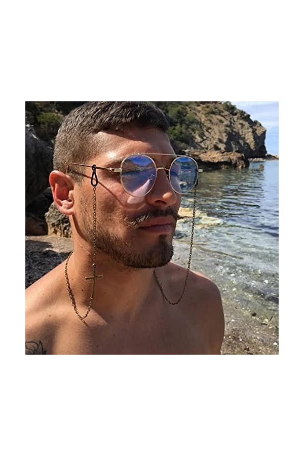 Bijoux de chaîne Femmes Chaînes de Lunettes Hommes Croix de Lanyard Mode Lunettes Bracelet Lunettes de Soleil Cordons de chaî