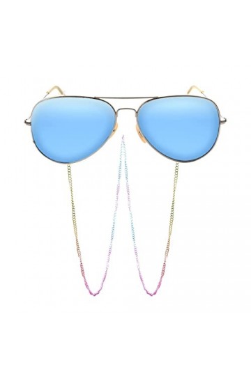 Bijoux de chaîne Femmes Chaîne de Lunettes Femmes Chaîne Arc-en-Ciel Lanyard Mode Lunettes Bracelet Lunettes de Soleil Cordon