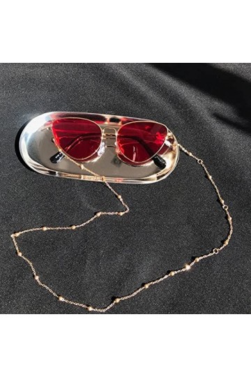 Bijoux de chaîne pour Femmes Mode Chic Femmes Chaînes de Lunettes Lunettes de Soleil Lecture Perles Lunettes Chaîne Lunetteri