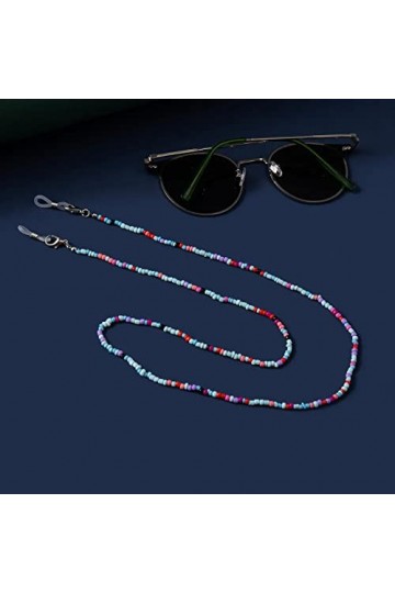 Bijoux de chaîne pour Femmes Mode Lunettes de Lecture Chaîne Perles rétro Lunettes Lunettes de Soleil Spectacle Cordon Cou St