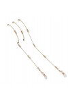 Chaîne De Lunettes 3 Pièces Chaînes Antidérapantes Pour Lunettes Femmes Suspendus Cou Miroir Jambe Lanière Lunettes De Soleil