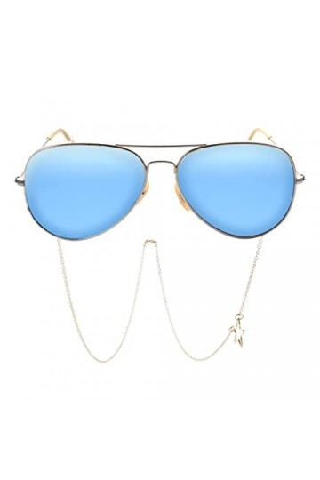 Bijoux de chaîne pour Femmes Chaîne de Lunettes pour Femmes Hollow Pentagram Lanyard Mode Lunettes Strap Lunettes de Soleil C