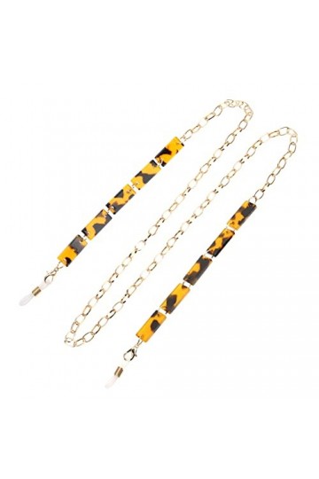 INOOMP 4 Pièces Chaîne De Lunettes Cordon à Lunettes En Cuivre Porte-lunettes Sangle Doreille Antidérapante Pour Lunettes Ma