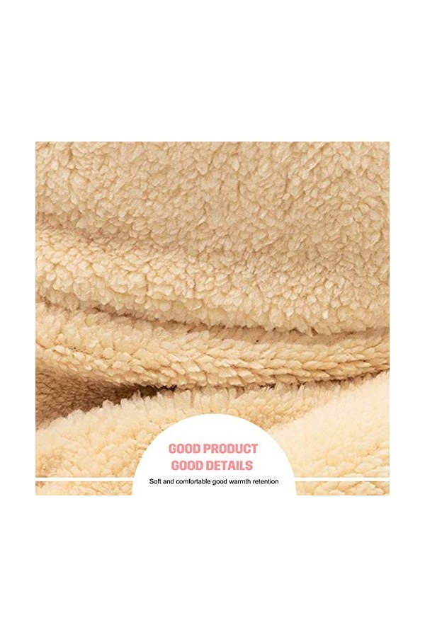 Barakara Chapeau Dhiver pour Enfants, Mode Écharpe à Capuche pour Enfants en Earflaps Polaire Chaud, Doux Chaud Ensemble Dé