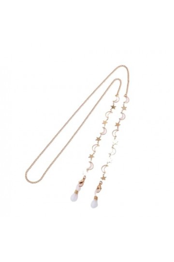 Chaîne De Lunettes 5 Pièces Chaîne De Suspension De Lunettes Plaquée Or Chaîne De Cou Suspendue De Perles Colorées Chaîne De 