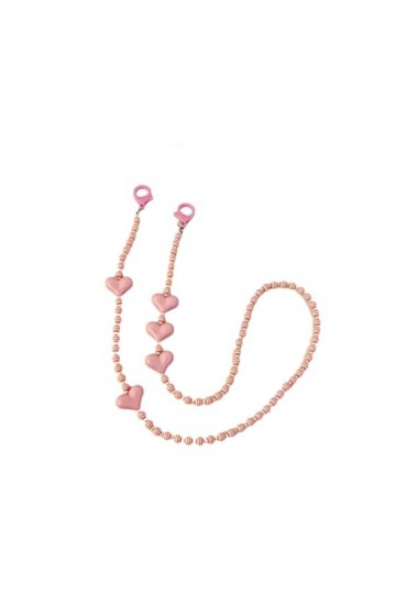 Chaîne De Lunettes Chaîne DAmour En Perles À Rayures Acryliques, 3 Pièces, Chaîne De Masque Anti-Perte, Accessoire De Lunett