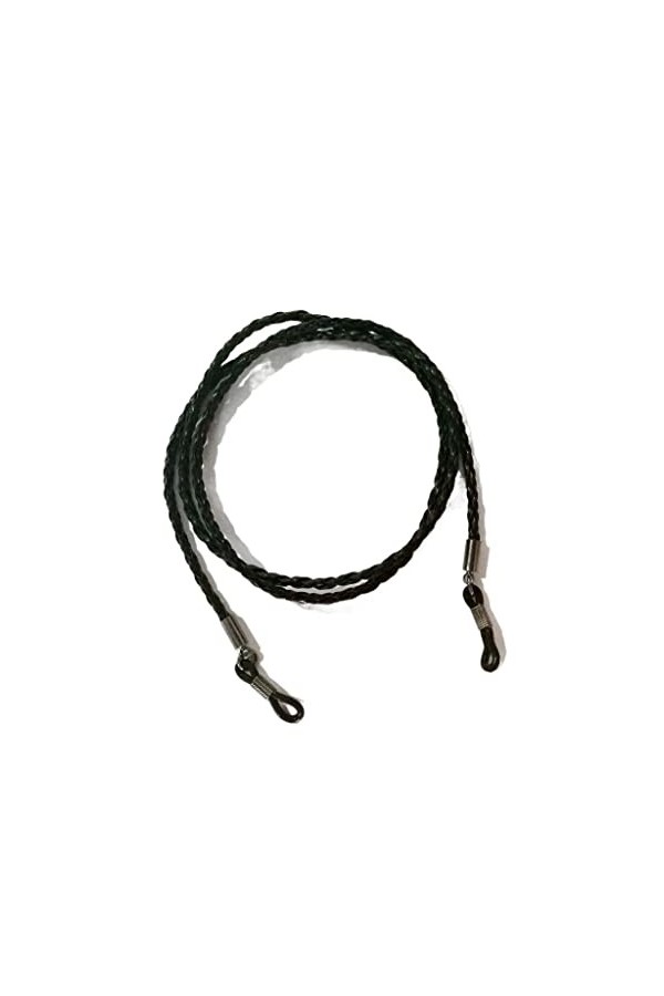 ViLLeX Bracelet chaînes de lunettes for femmes noir tressé anti-dérapant masque chaînes mode lunettes chaîne porte-chaîne