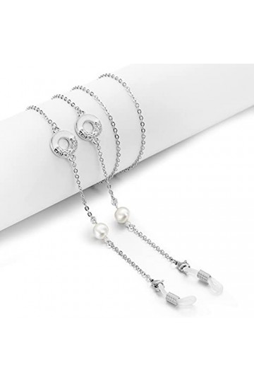 SAIBOL Chaîne de lunettes, Lunettes de lecture retenue lunettes chaîne de retenue lunettes de soleil corde Peals chaînes de l