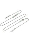 SAIBOL Chaîne de lunettes, Chaînes de lunettes for femmes, support de sangle de lunettes de soleil, chaîne de retenue de lune