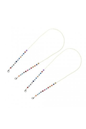 Operitacx 6 Pcs Masque Chaîne Anti-Chute Lunettes Sangle Cordons Collier Chaîne Pour Hommes Hommes Chaîne Colliers Cintre Ext