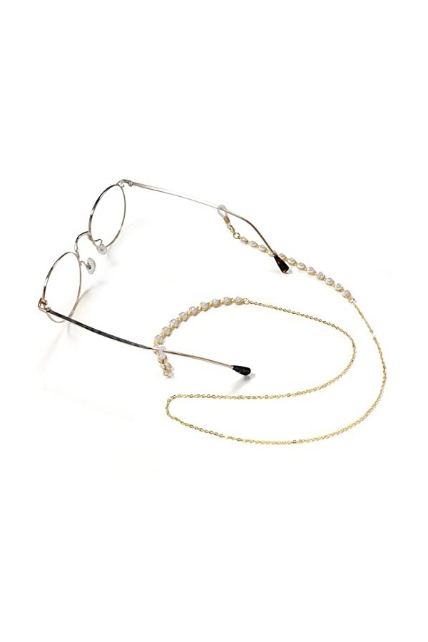 SAIBOL Chaîne de lunettes, Chaîne de lunettes, support de sangle de lunettes de soleil, chaîne de retenue de lunettes de Styl