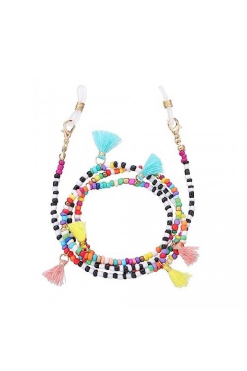 Chaîne De Lunettes Chaîne De Lunettes En Perles Colorées Pour Femmes, 5 Pièces, Accessoires De Monture