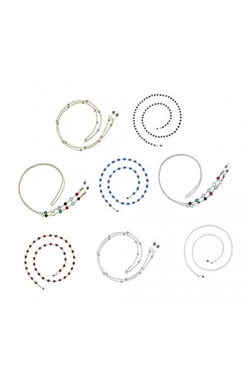 GLEAVI 8 Pièces Cordon Réglable Lunettes Cordon Lanière Porte-Lunettes Sangle Verre De Lecture Retenue De Lunettes Lunettes D