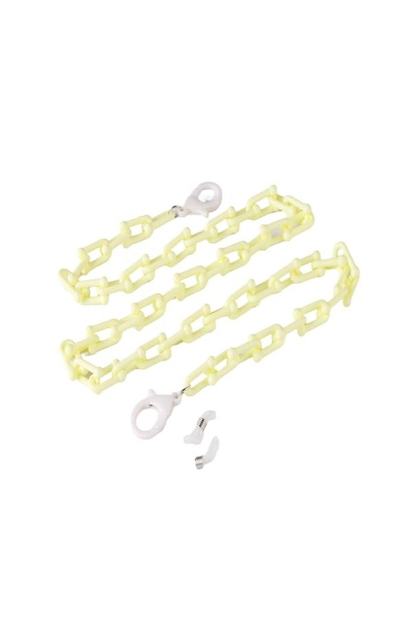 Chaîne De Lunettes 5 Pièces Chaîne En Forme De U Boucle En Plastique Couleur Macaron Boucle Cercle Bricolage Masque Chaîne Lu