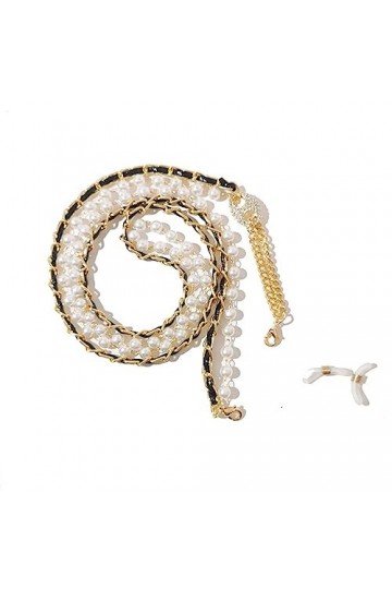 Chaîne De Lunettes 3 Pièces Chaîne De Lunettes Chaîne De Perles Double Couche Chaîne De Lunettes Chaîne De Lunettes