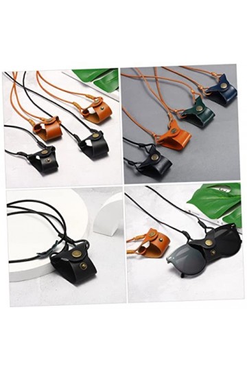 Housoutil 3 Pièces Chaîne De Lunettes Étui À Lunettes Colliers À La Mode Pour Les Femmes Goth Colliers Lunettes De Soleil De 