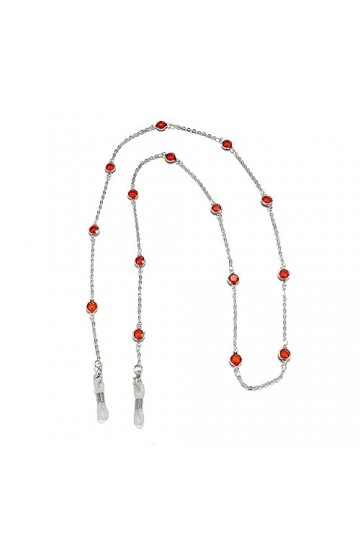 Chaîne De Lunettes 5 Pièces Chaîne De Lunettes Collier Masque Facial Chaîne De Lunettes Chaîne En Verre Diamant Chaîne En Mét